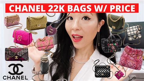 chanel 22k bag price|crossbody Chanel bags 2022.